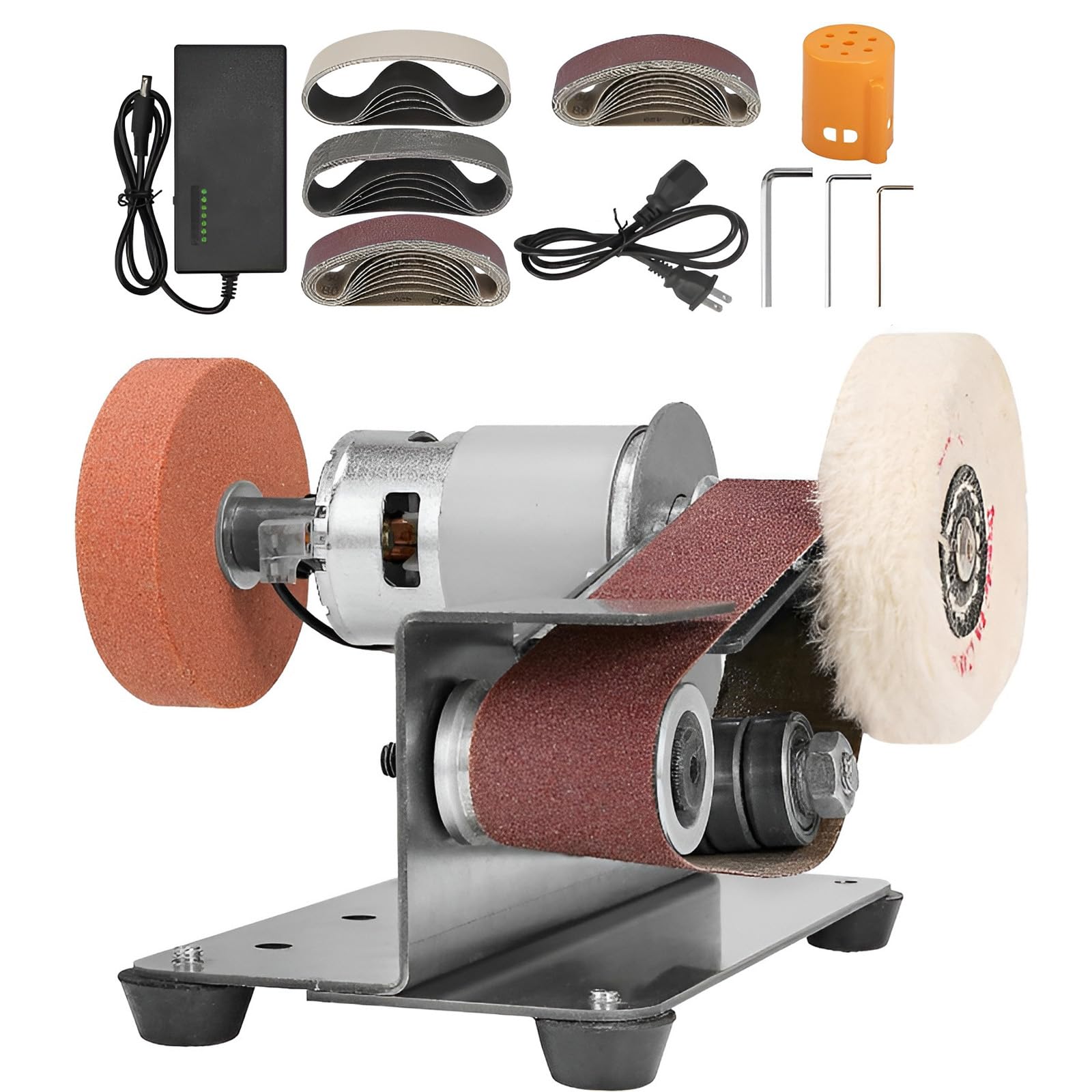 Ponceuse de banc portable pour restaurer vos meubles en bois et outils en métal