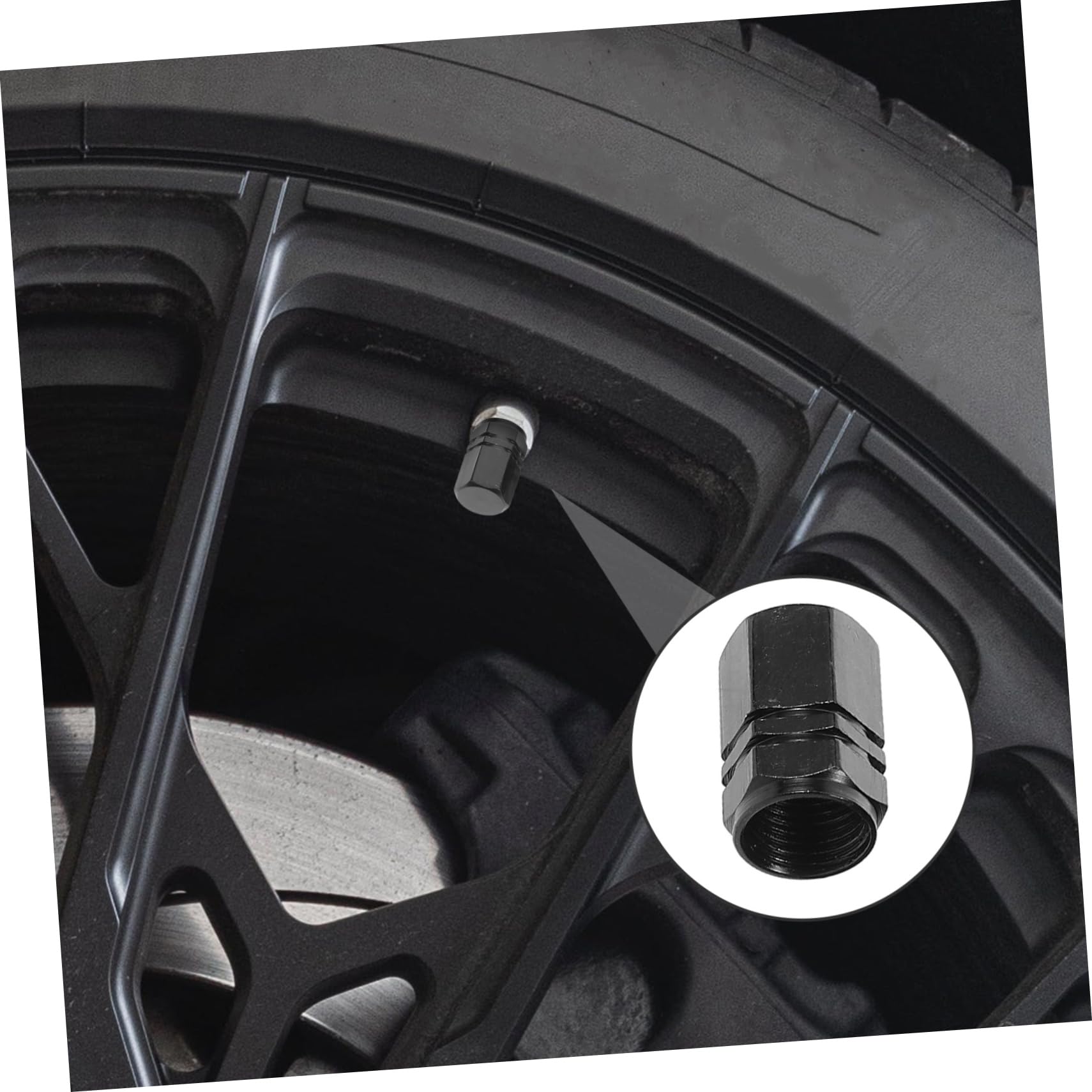 SOLUSTRE 96 Piezas Tapa De Válvula De Coche Cubiertas De Vástago De Válvula Tapas De Vástago De Rueda De Neumático Tapas De Boquillas De Aire para Llantas Automóvil De Aluminio