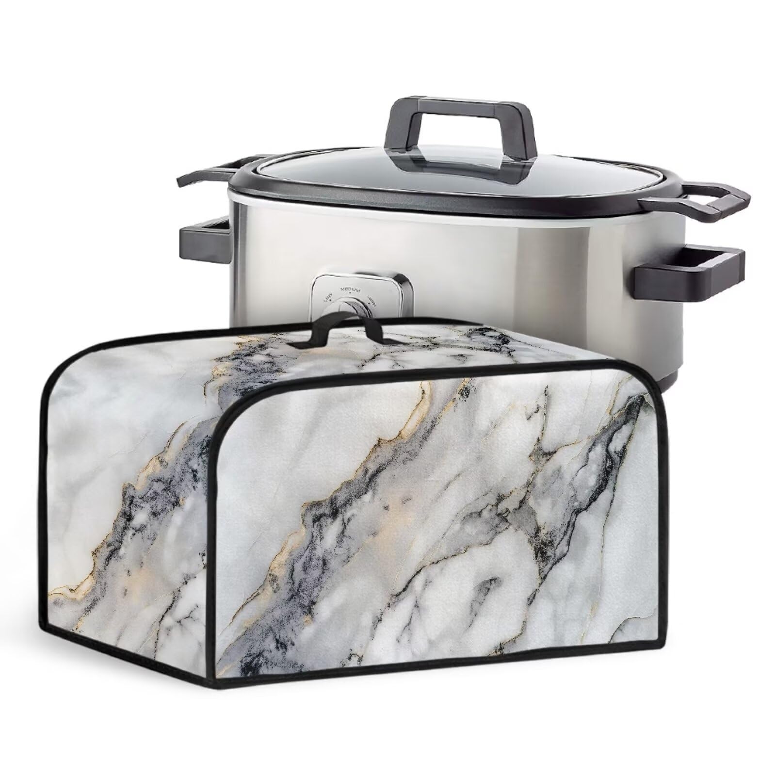 Slow Cooker Dust Cover Steamer Electric Oval Slow Cooker Cloth Cover Compatible with Most Standard Crock Pot Machine