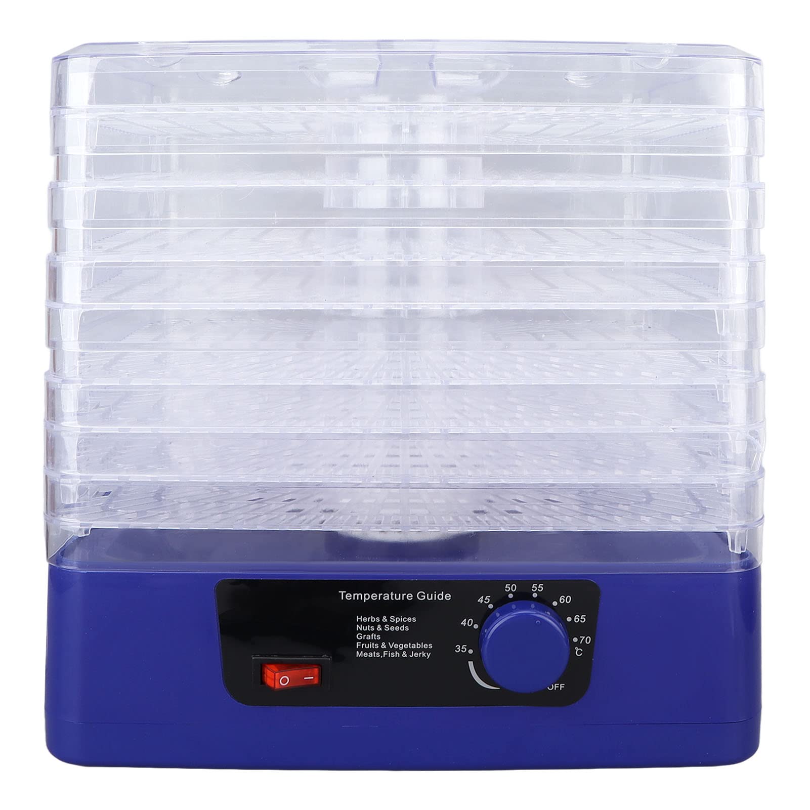 Omabeta Fruit Drier, Food Dehydrator Machine Plastic Material High Heat Circulation with Tray for Kitchen(#3)