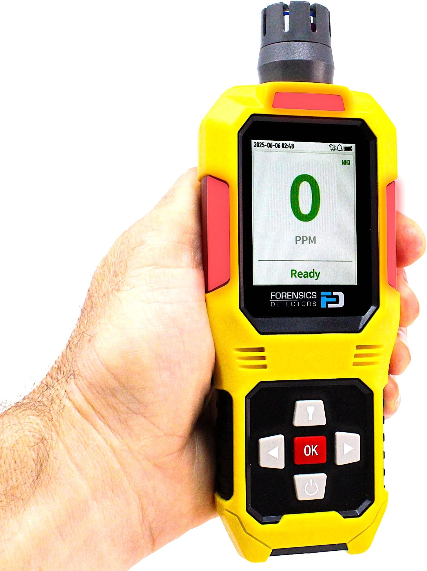 Ammonia Detector by Forensics | 10ft Drop Test Pass | Farm, Poultry, Pig | Air Quality Measurements | Large Digits |