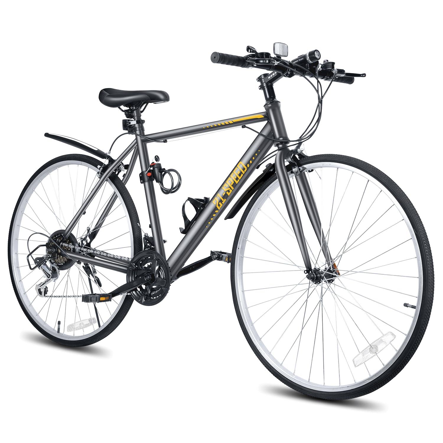 Amazon | Mixiu クロスバイク 自転車 シマノ変速機 21段変速ギア 700C