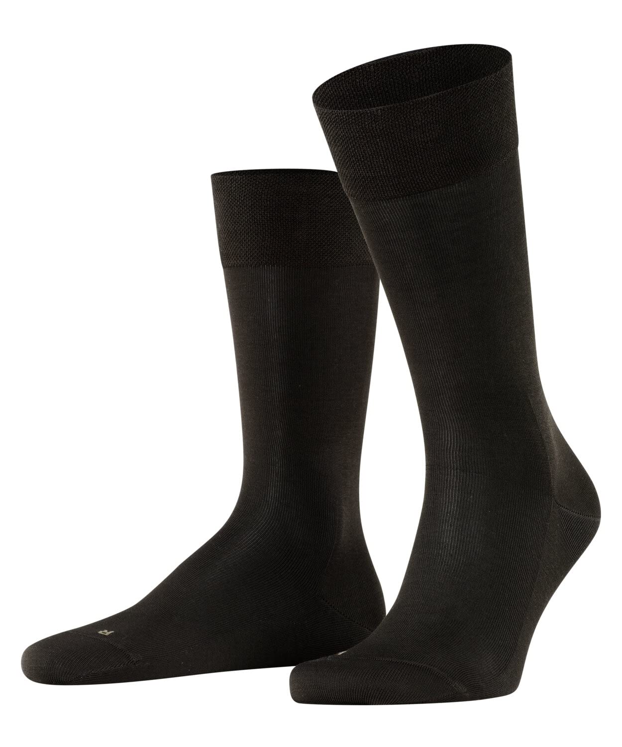 Falke Men's Brown 5930 Sensitive Malaga M So Cotton With Soft Tops 1 Pair Socks, 5.5-8