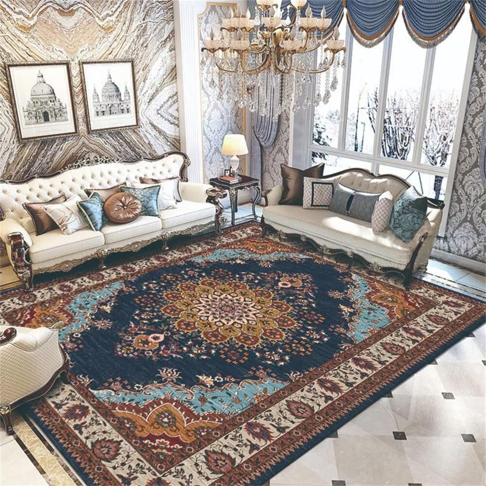Tapis moto multicolore floral pour aménager un coin bureau d'ado dynamique
