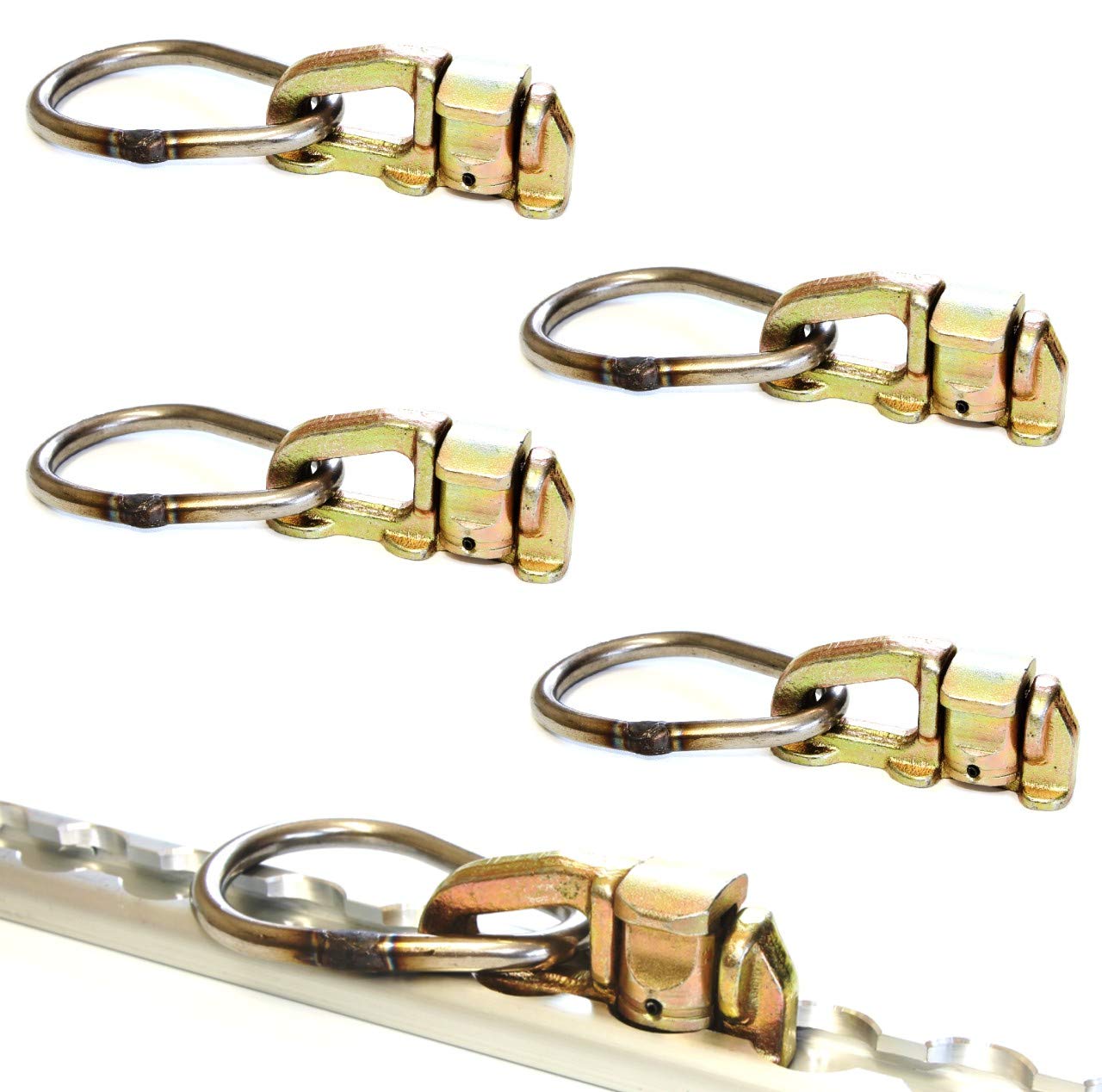 GRIPON (Pack Of 8) E-Track Threaded Fitting - Bolt On Your Own Attachment - Foto 13