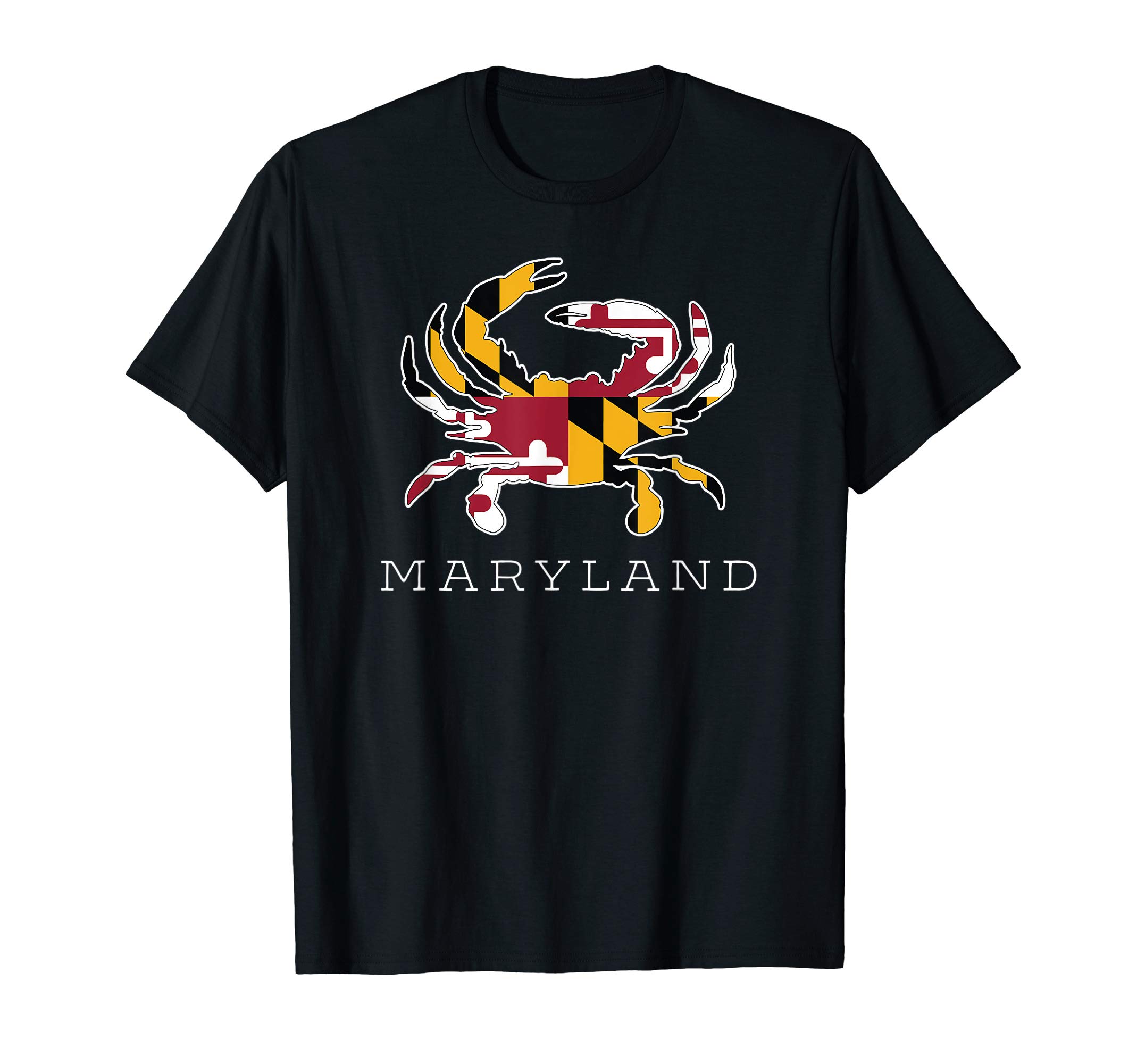 Maryland State Flag Classy Blue Crab T-ShirtOEKO-TEX STANDARD 100