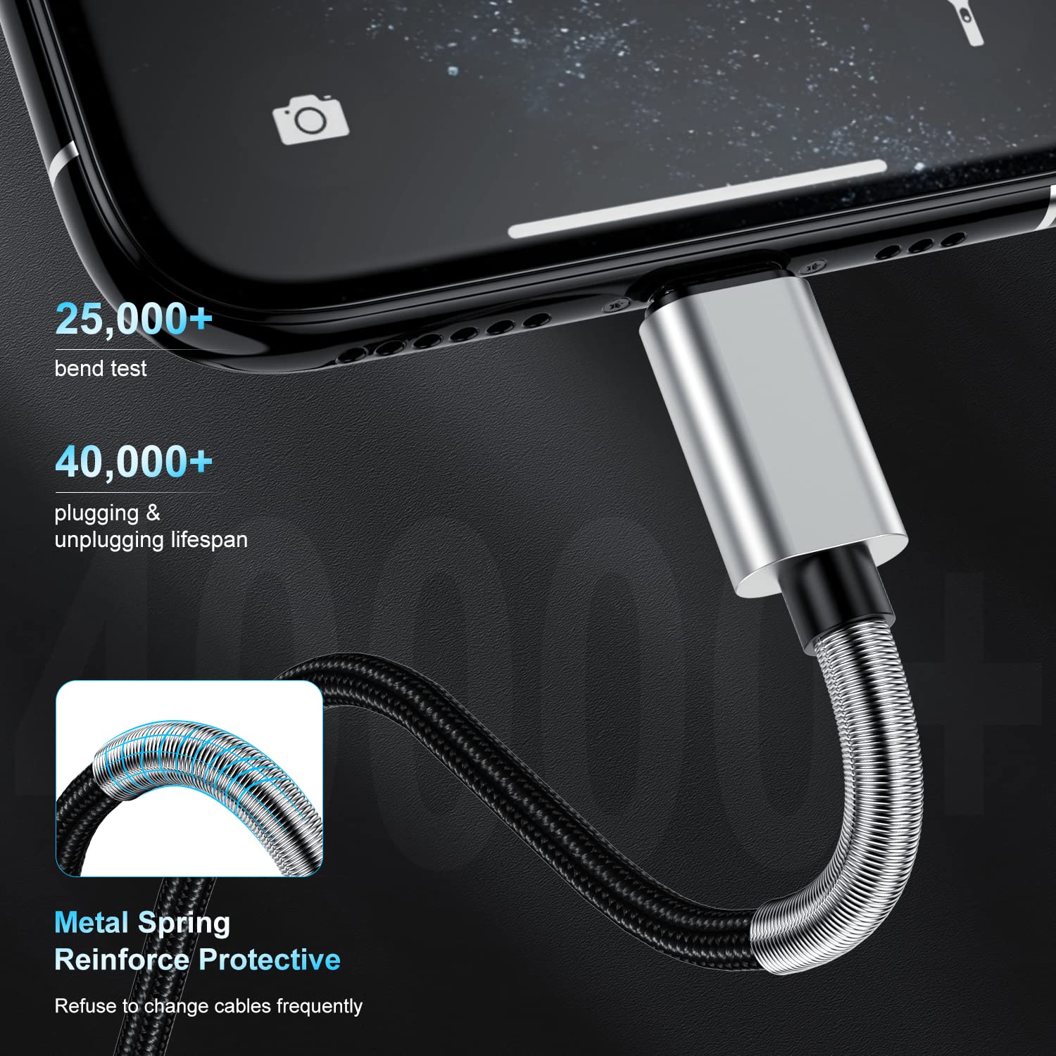 Apple iPhone8 Plus 本体 ケース付き 充電コード3本(3m2本 楽天市場】2点以上はメール便送料無料 ipad iphone 充電ケーブル 3in1