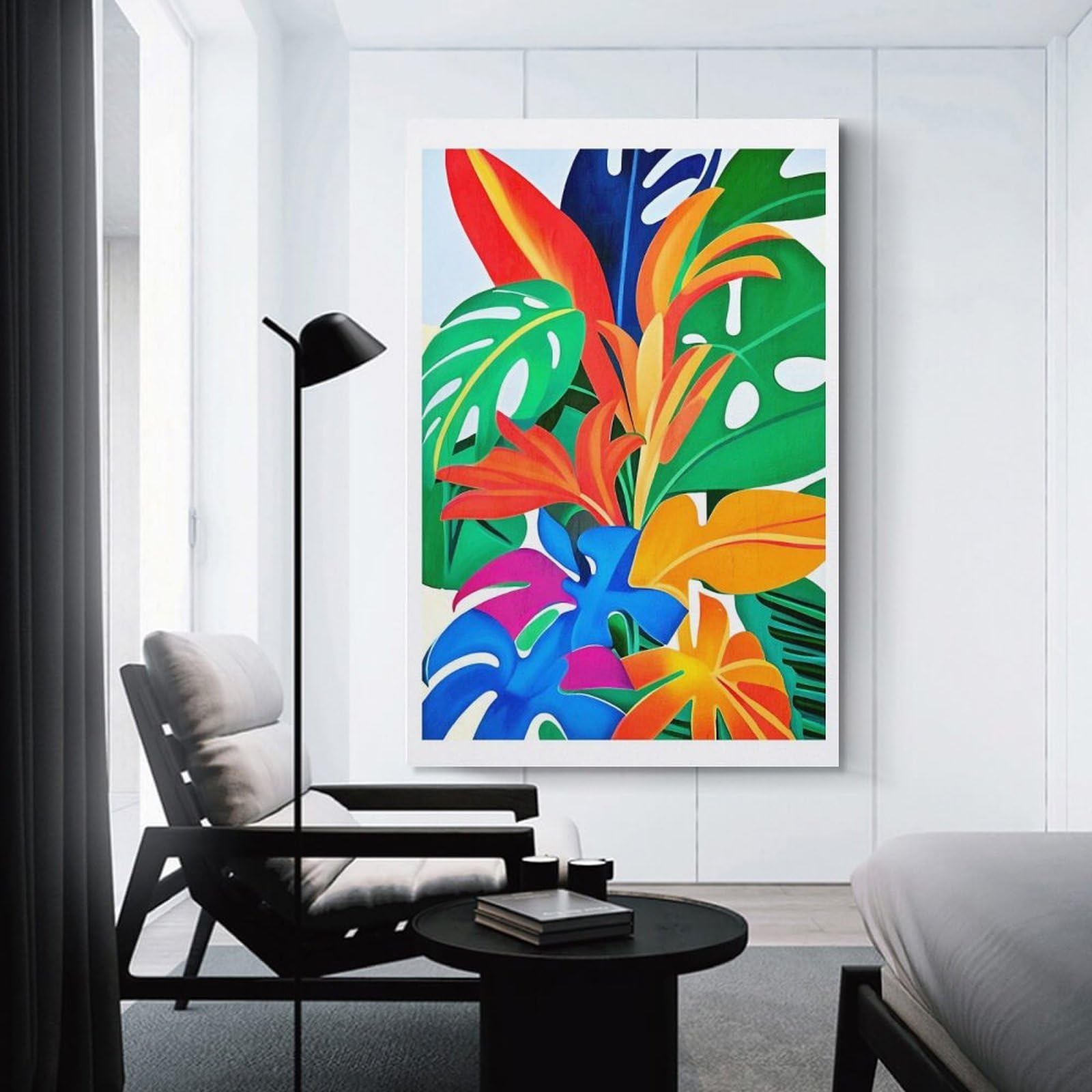 Junmoney Decorative Canvas Print Wild Jungle Nature, 16x24inch(40x60cm), for Entrance Spaces, Stair Walls Or Halls, A Neat Decor Update for Hallways