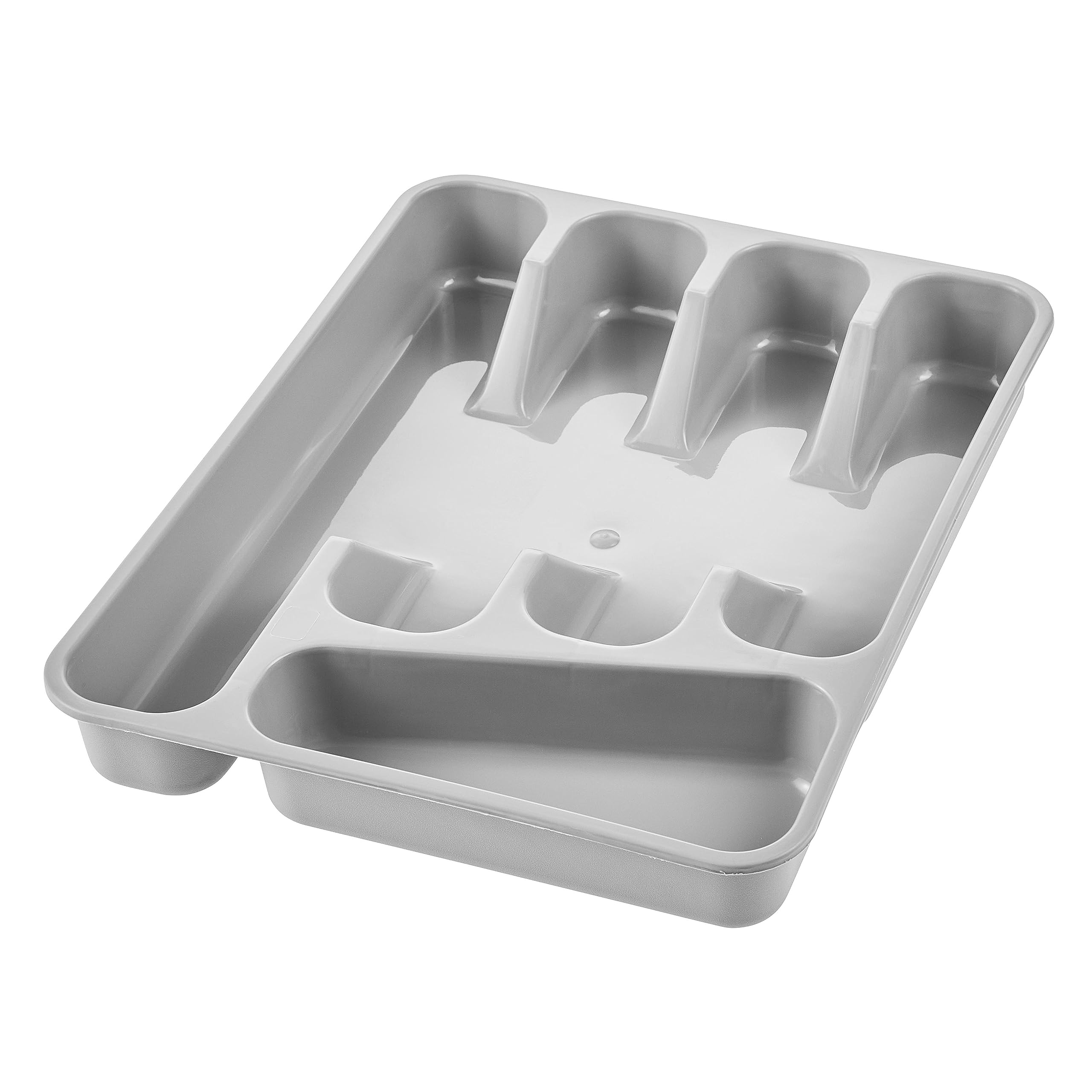 keeeper Besteckkasten mit 5 Fächern, Schubladeneinsatz, 33,5 x 26,5 x 5 cm, Pablo, Nordic Grey