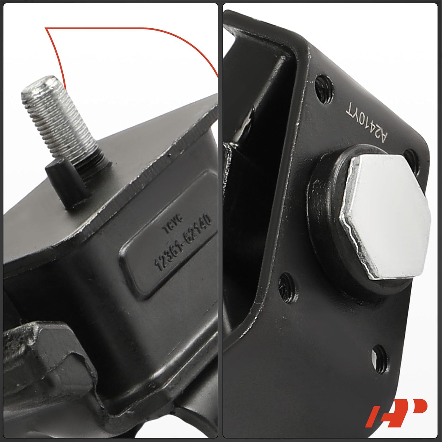 A-Premium 3PCS Engine Motor Mount and Transmission Mount Kit Compatible with Toyota Tacoma 2000 2001 2002 2003 2004, 3.4L, RWD