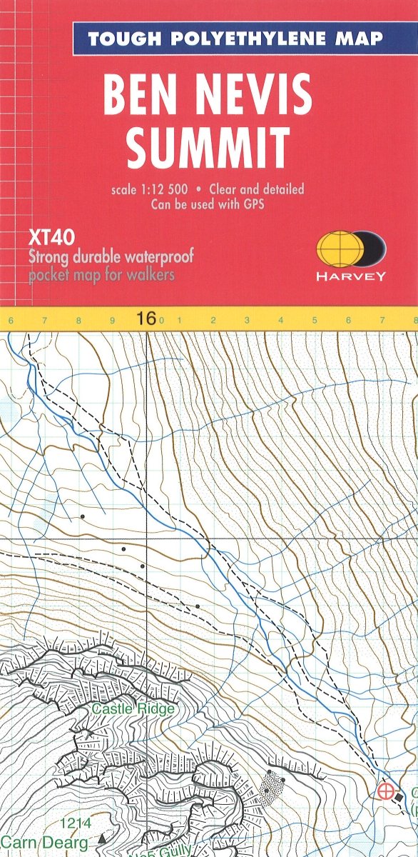 Harvey Summit Map ~ Ben Nevis