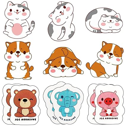 Doneboo 5/12-Count Cleaning Scrub Sponge for Dish Washing Sponge Sets Fast Dry, Scratch-Free, Eco-Friendly Compressed Sponges for Kitchen