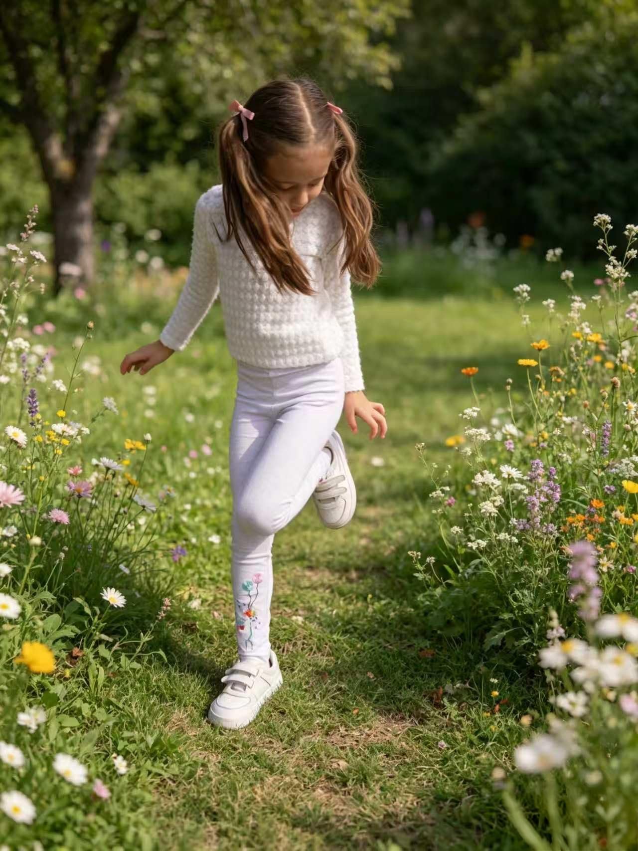 EmaoFun Legging Enfant Fille,Lot de 3,2-7 Ans