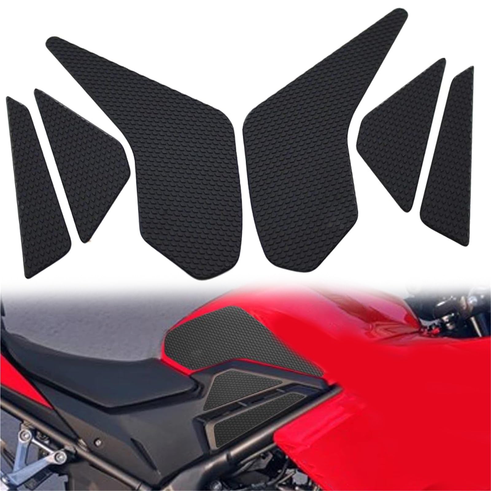 Motorcycle Anti Slip Tank Pad Sticker Gas Knee Grip Traction Side for CBR500R CB500F CBR400R CB400F 2024 2025