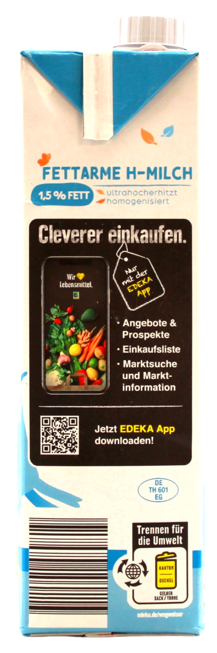 Gut & Günstig H-Milch 1,5% 12 x 1L - 12 x 1000 ml