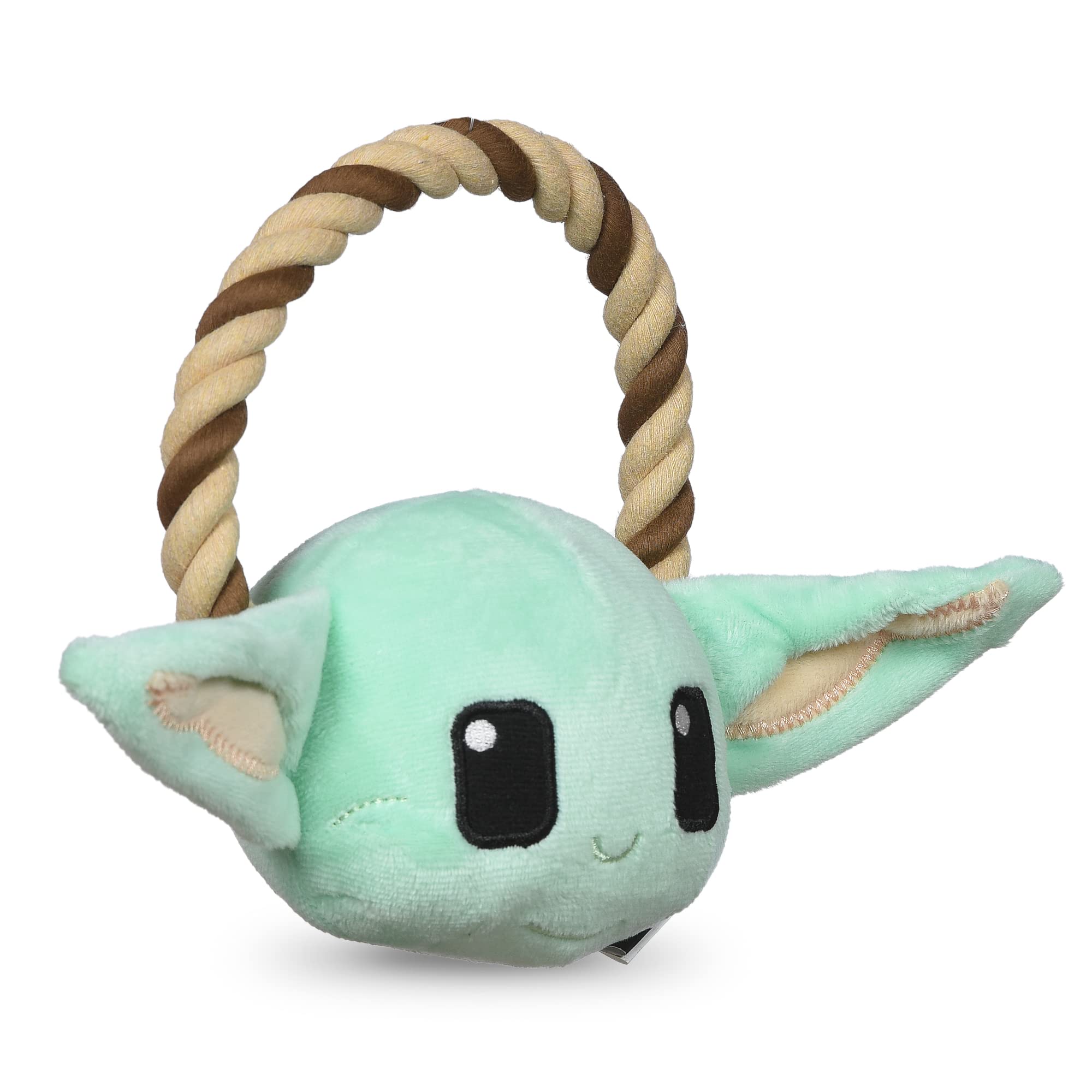 Star Wars For Pets GROGU Seilring mit Pl schkopf Hundespielzeug | GROGU Kauspielzeug f r Hunde | The Mandalorian Dog Toys, Dog Tug Toys, Tug of War Dog Chew Toys, 7 Zoll (FF19276)