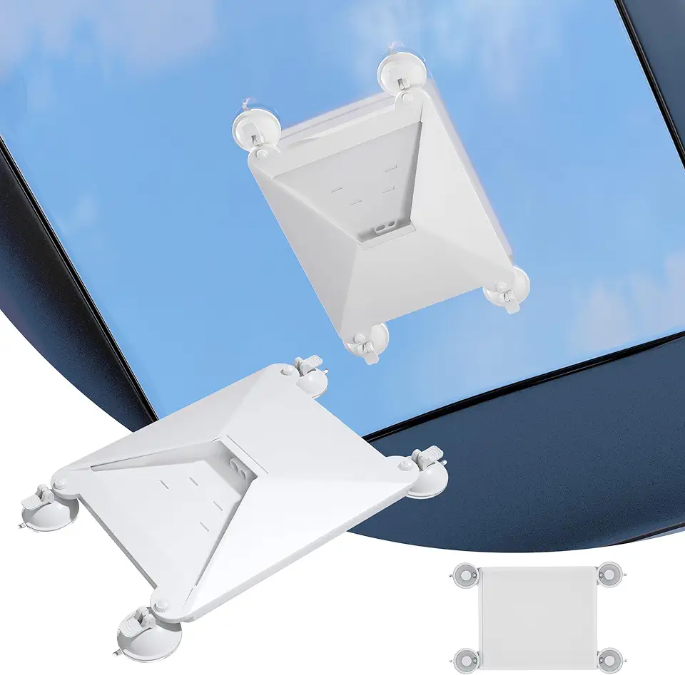 Starlink Mini suporte de ventosa, 2 em 1 Starlink Mini capa protetora líquida kit de montagem de sucção para montagem de caminhão de teto solar, barco, teto de carro, janela de trailer