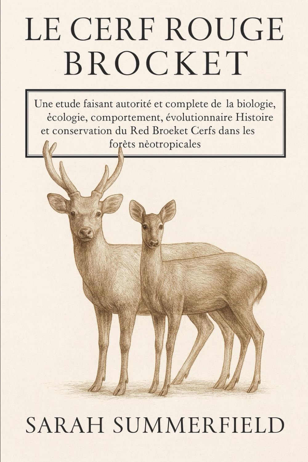 Le Cerf Rouge Brocket: Une étude faisant autorité et complète de la biologie, écologie, comportement, évolutionnaire Histoire et conservation du Red Brocket Cerfs dans les forêts néotropicales