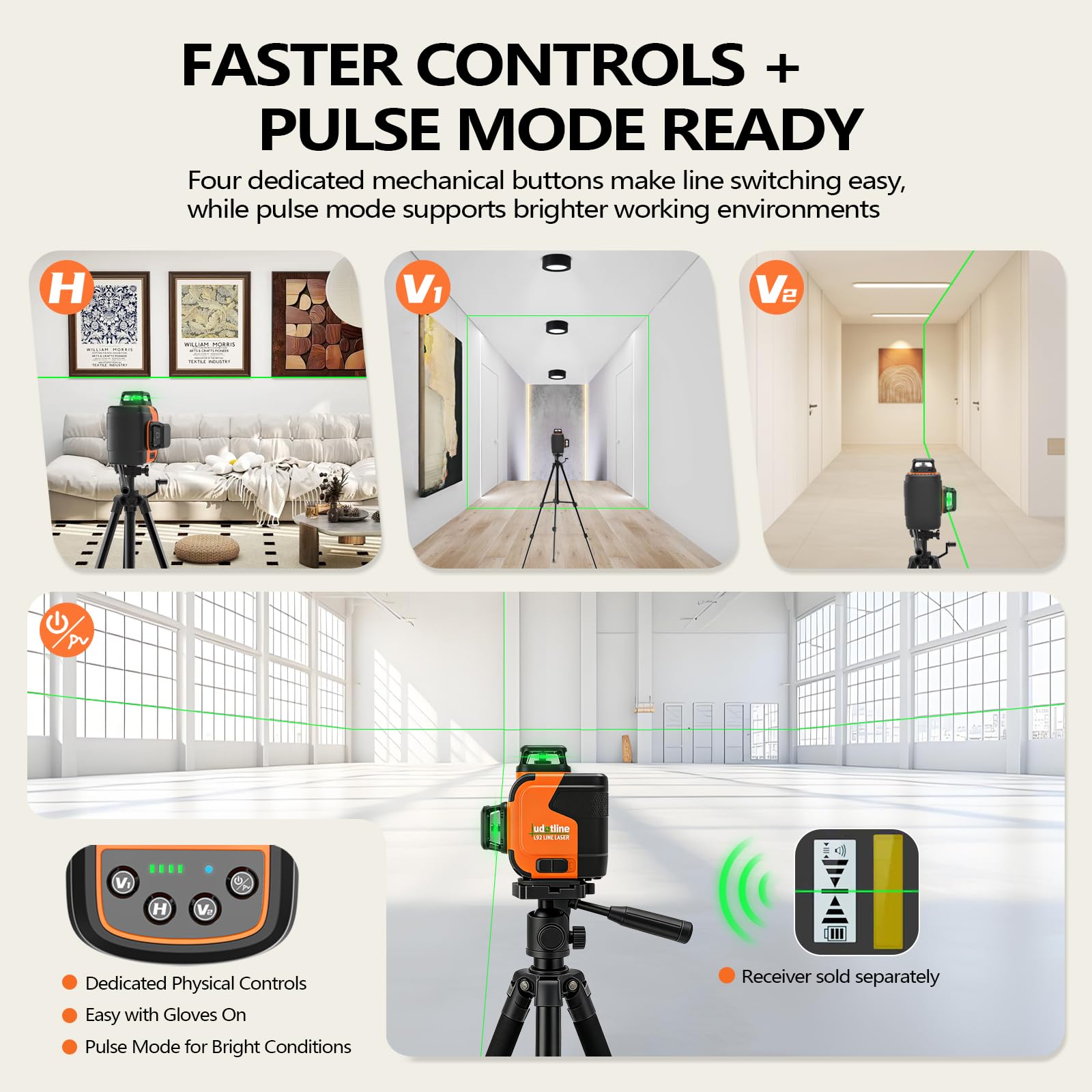360° Laser Level - Self Leveling for Professionals -8