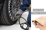 Tire Air Chuck with Clip Adapter, Brass Locking Tire Inflator Nozzle Adapter Connect, No Leakage Tire Chucks for Vehicle Inflator Compressor Pump Connect Accessories Tool 8mm 2Pack