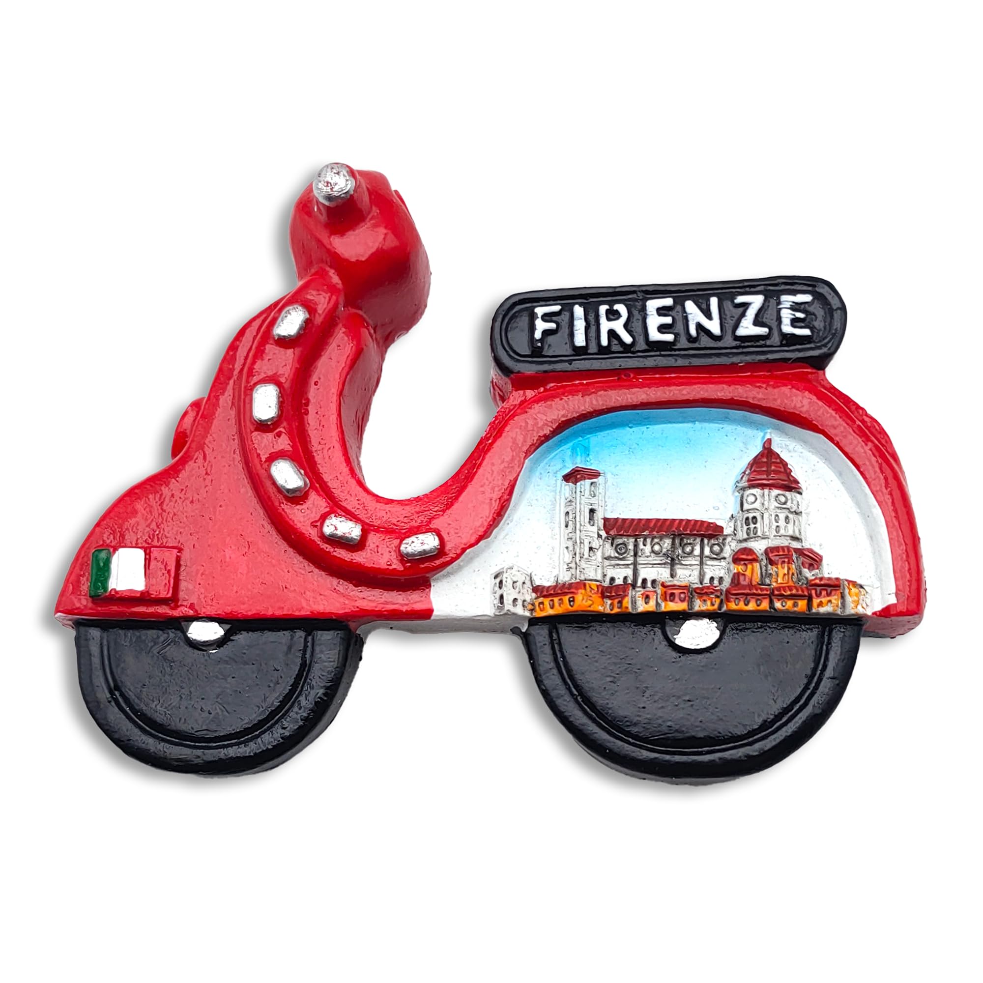 Magnete 3D Firenze – Calamita Con Duomo In Miniatura Per Frigorifero E Lavagna – Souvenir Artistico 7,5x7,5 Cm – Regalo Per Viaggiatori E Collezionisti