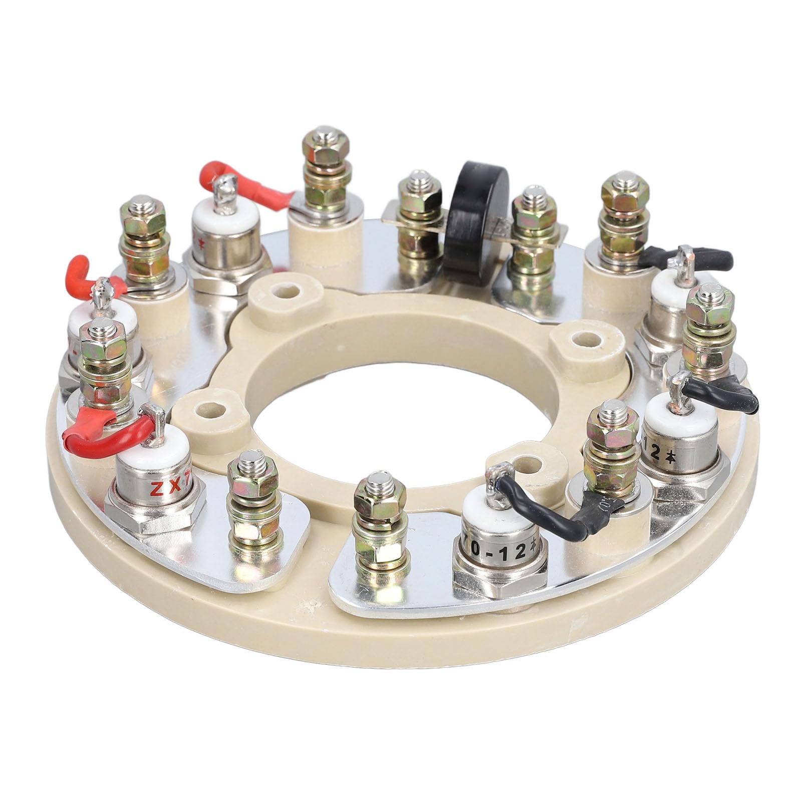 Ausla Ruota Raddrizzatore Ponte Ad Anello Raddrizzatore in Ottone per Componenti Elettronici del Generatore Installazione Semplice Uscita CC Stabile Resistente Alla Corrosione per la Riparazione del