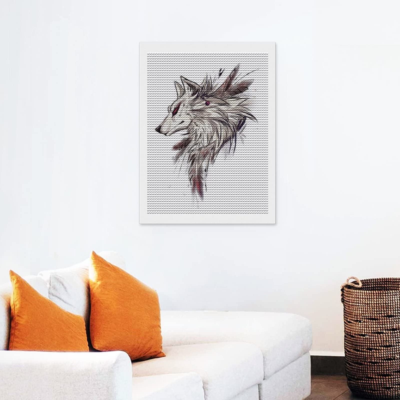 ダイヤモンドアートクラブ DIYダイヤモンドアートキット Wolf Song