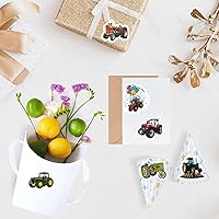 Vista 5 de Calcomanías de tractor (500 piezas), 10 hojas de calcomanías de estética gráfica de dibujos animados, sellos autoadhesivos para niños, niñas, niños