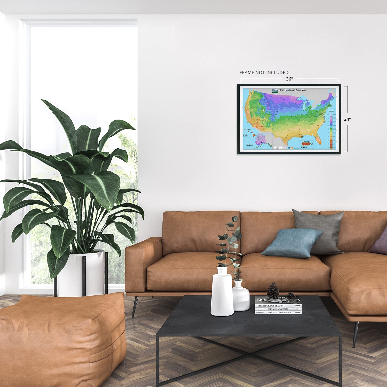 Amazon.com: HISTORIX 2012 USDA Plant Hardiness Zone Map - 24x36