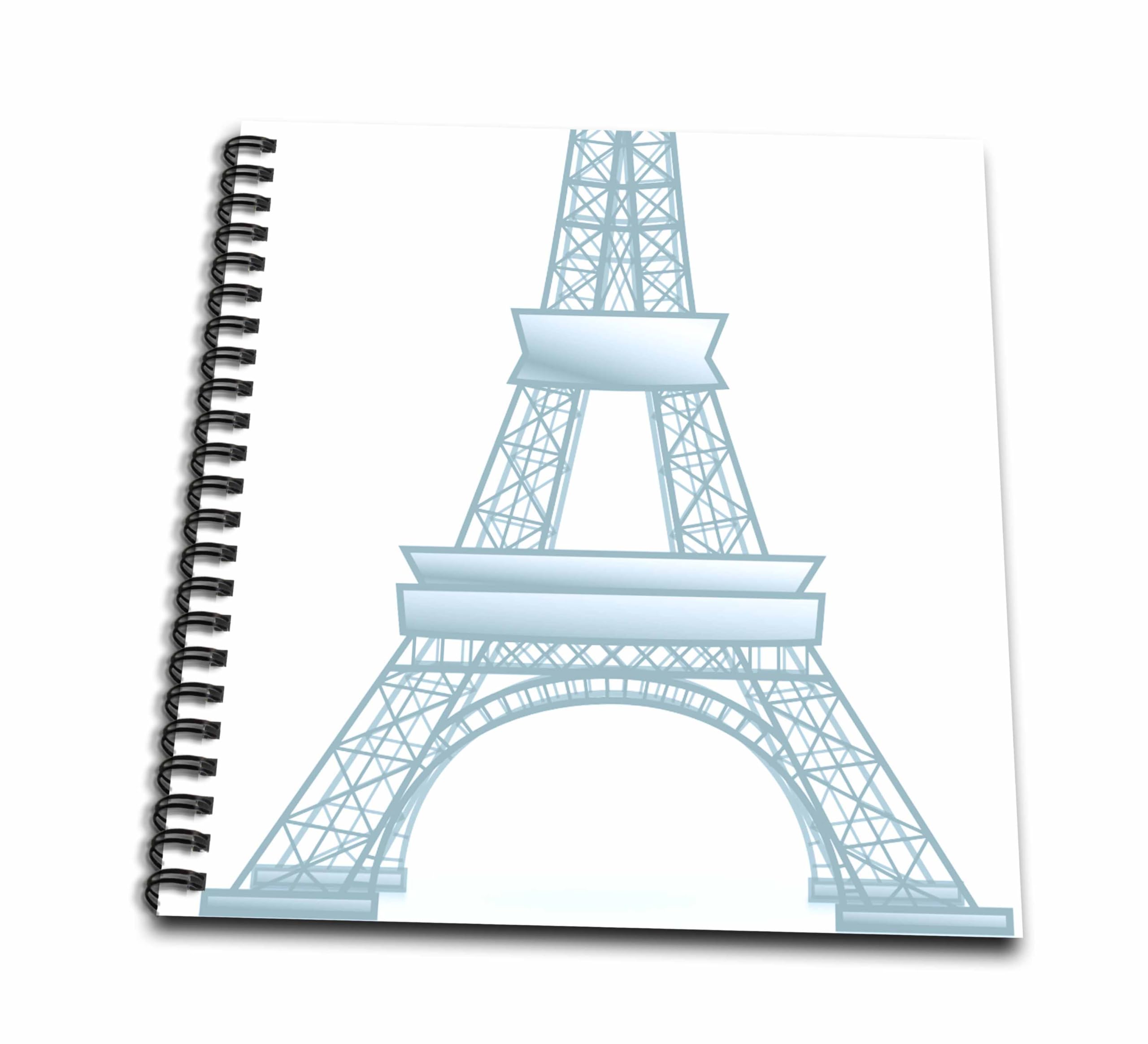 3dRose db_50638_2 Eiffel Tower Paris France Travel Art Memory Book, 12 by 12-Inch