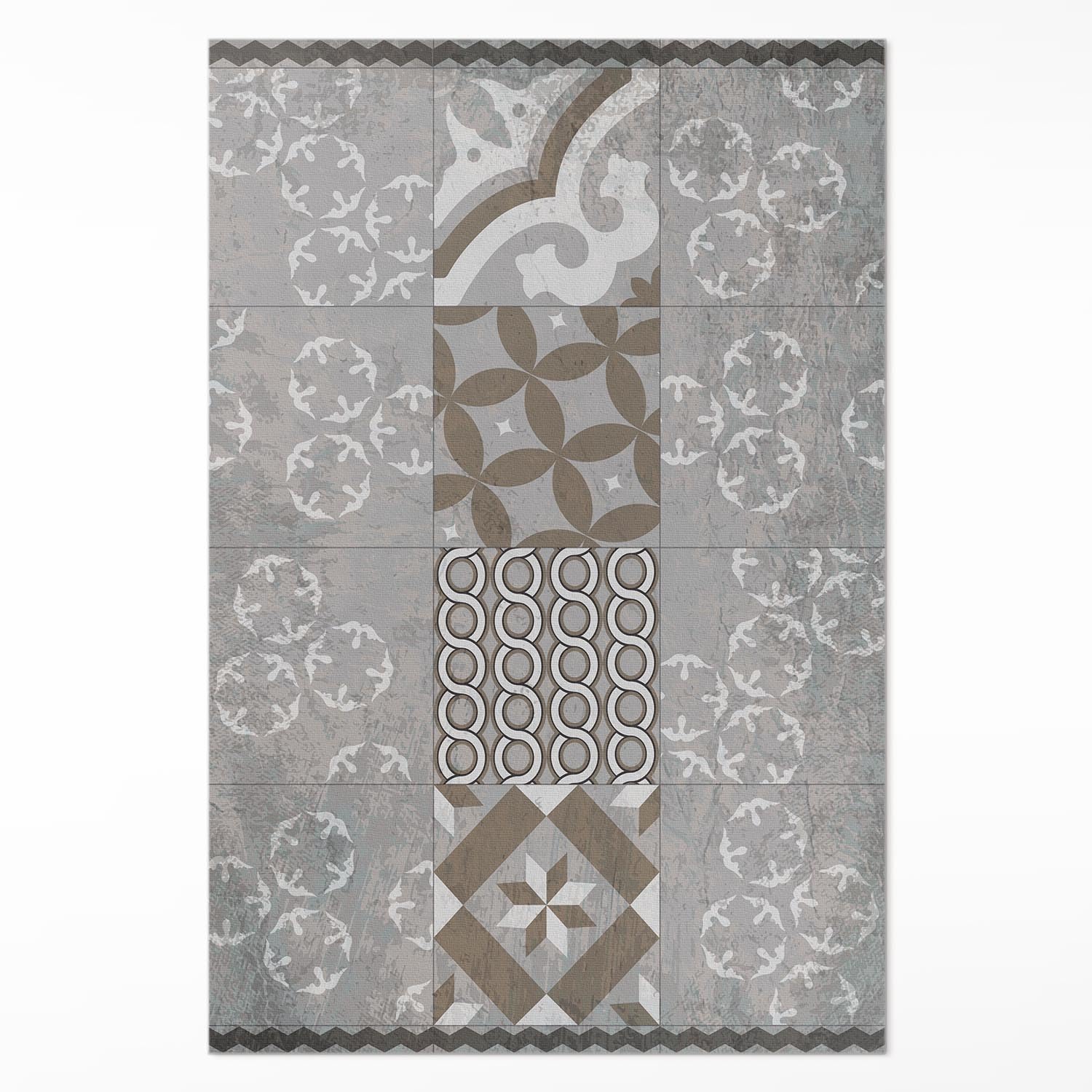 Tapis en vinyle entretien facile 100x150 cm Floorart Design contre les taches pour cuisine et PVC