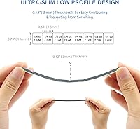 Vista 4 de CKAuto 4 cajas, 960 unidades, 0.25 onzas, color gris, adhesivo para pesos de rueda, automóviles, camiones, SUV y motocicletas, perfil bajo, 60