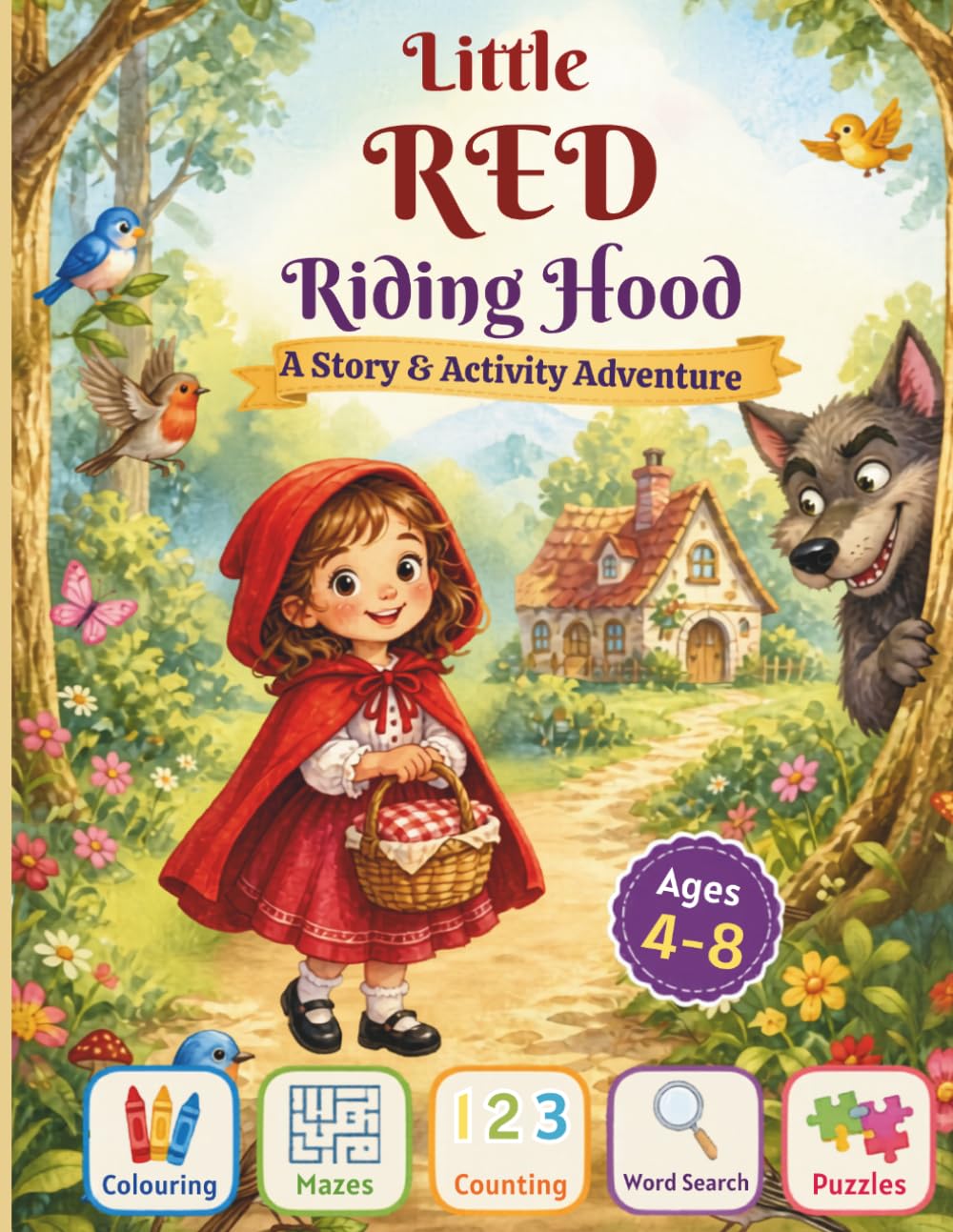 Little Red Riding Hood: A Story & Activity Adventure (Fairy Tales Activity Adventures)