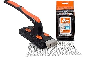 Q-Swiper XL Easy-Clean BBQ Grill Cleaner Set