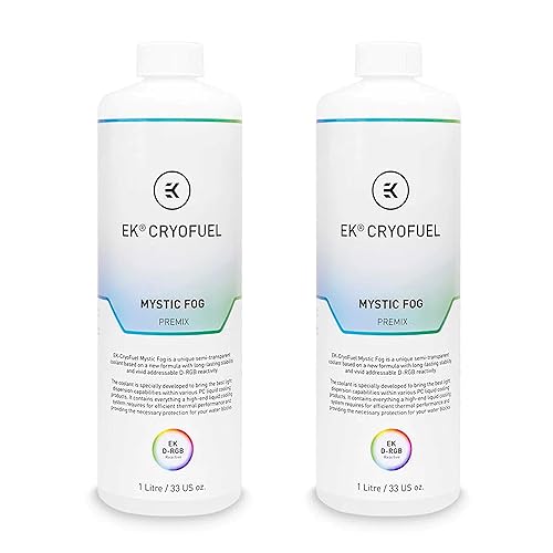 EKWB EK-CryoFuel - Premezcla de niebla mística, 33.8 fl oz, paquete de 2