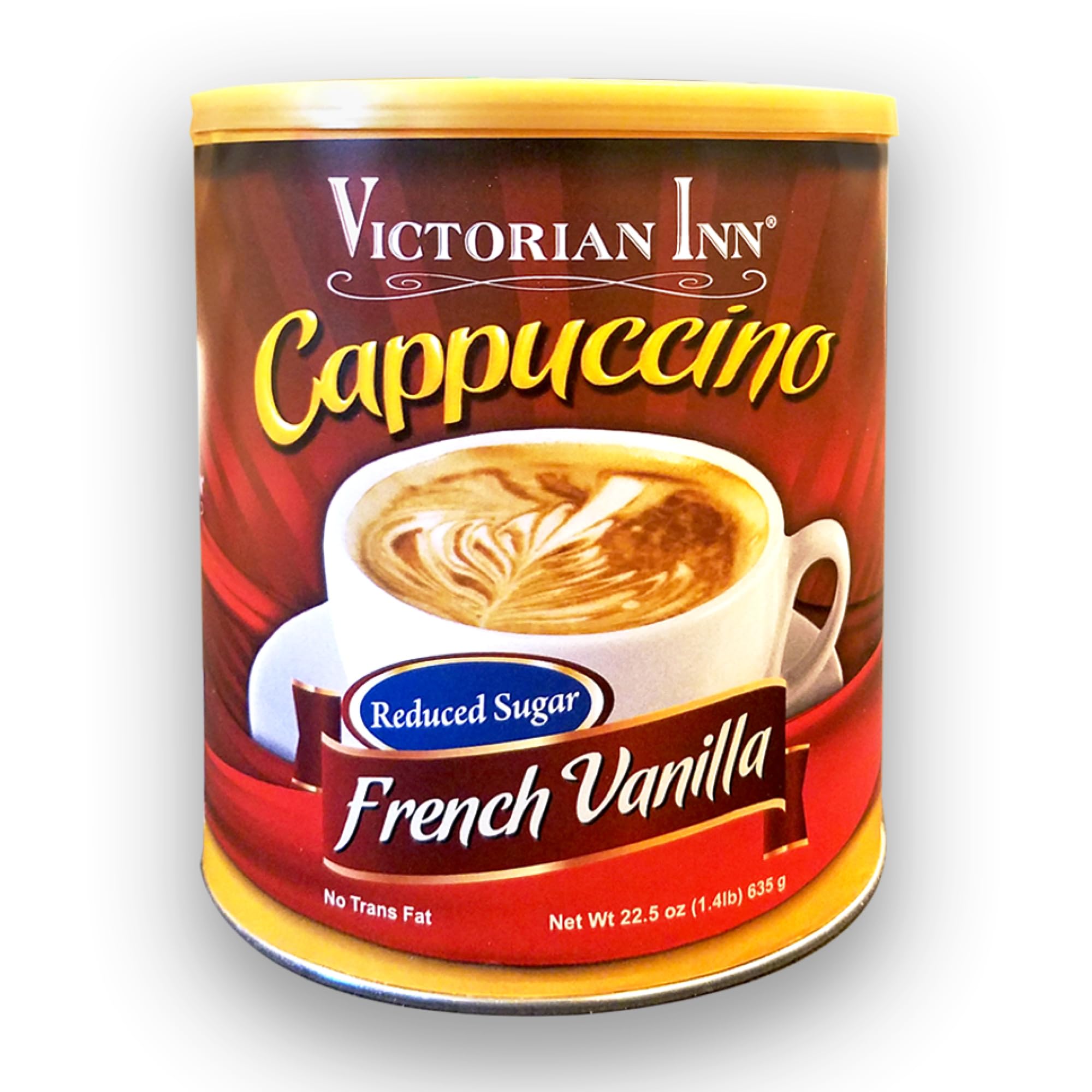 Amazon.com : Victorian Inn Instant Cappuccino, Reduced Sugar