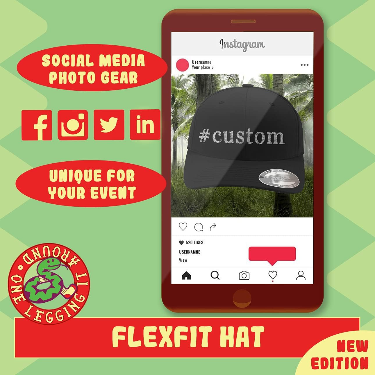 Machine Sweeper-Brush Maker AF - Soft Flexfit Baseball Hat Cap