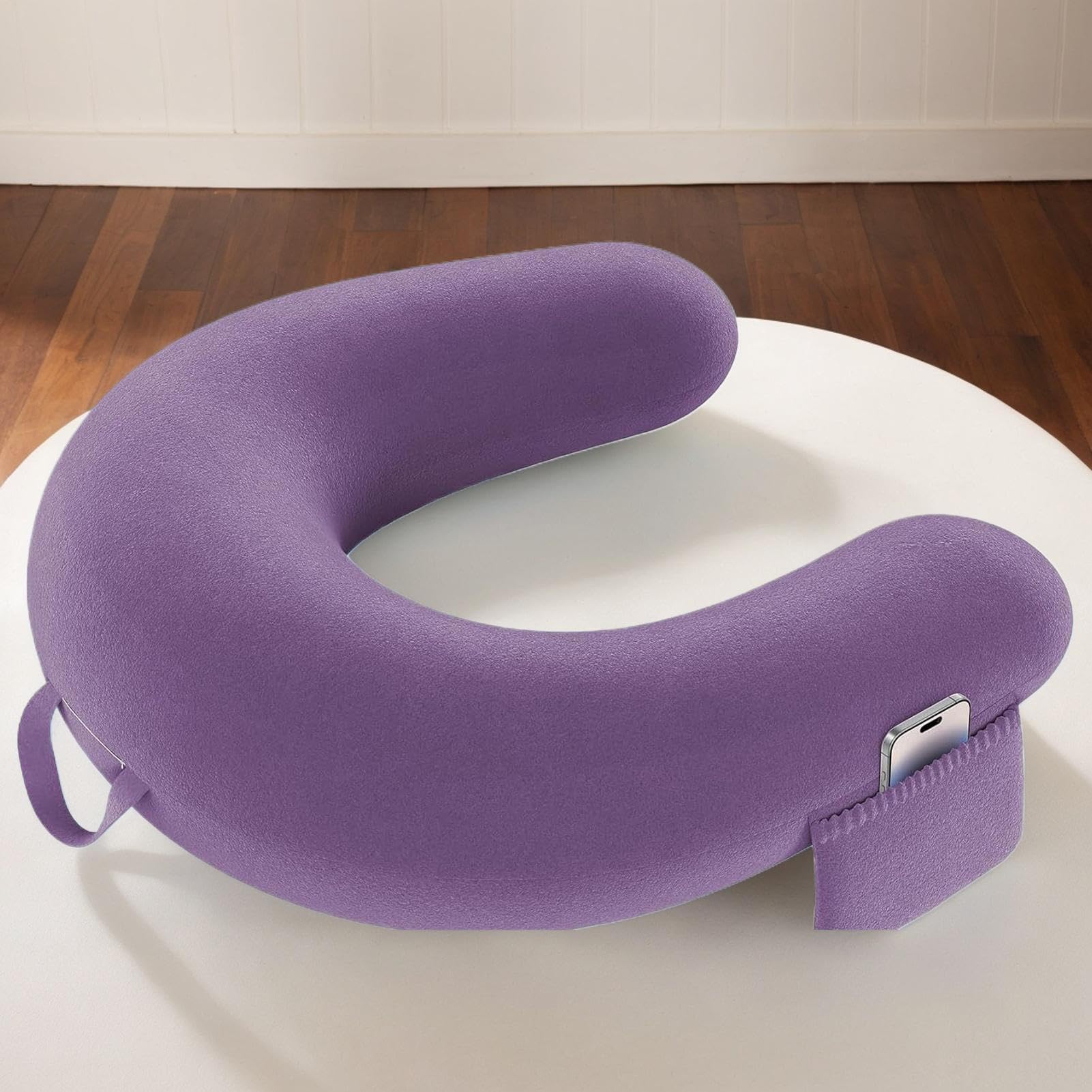 Cuscino Scrivania Per Grembo Cuscinetto Ergonomico A U | Supporto per Lettura da Grembo Supporto per Gomiti da Adulti Riduce Affaticamento per Scrivania Divano Pavimento Seduta