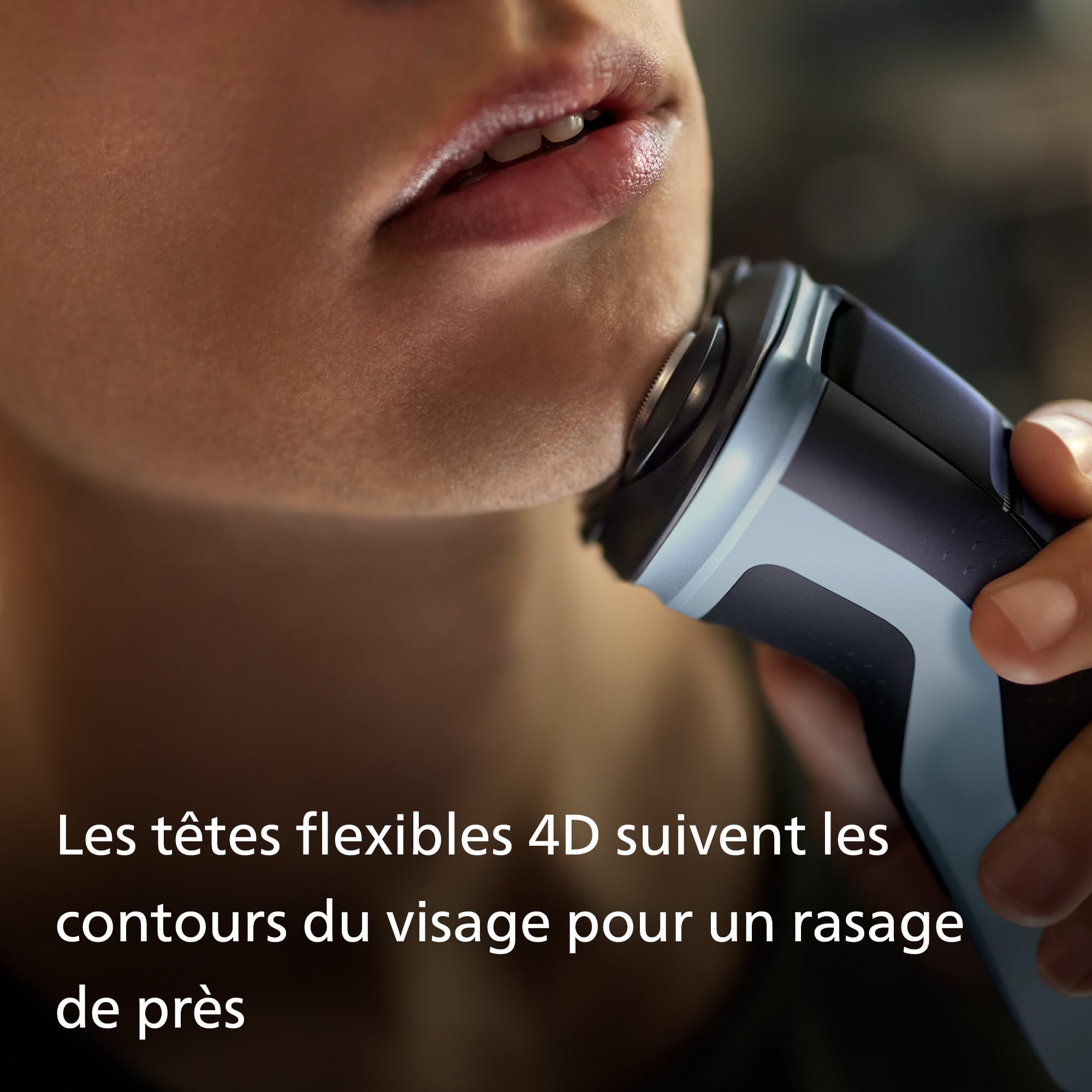 Philips Electric Shaver Series 3000x - rasoir électrique Wet & Dry pour hommes, couleur Bleu céleste, technologie SkinProtect, tondeuse rétractable, rasoir ergonomique pour hommes (modèle X3053/00)