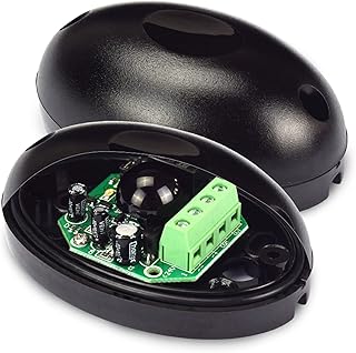 Automatic Gate Opener DC/AC 12~24V Waterproof Infrared Photocells Gate Door IR Sensor Automatic Barrier hence Safety Beam Sensor for AUTO gate Opener Gate Operator Hardware Kit for Security