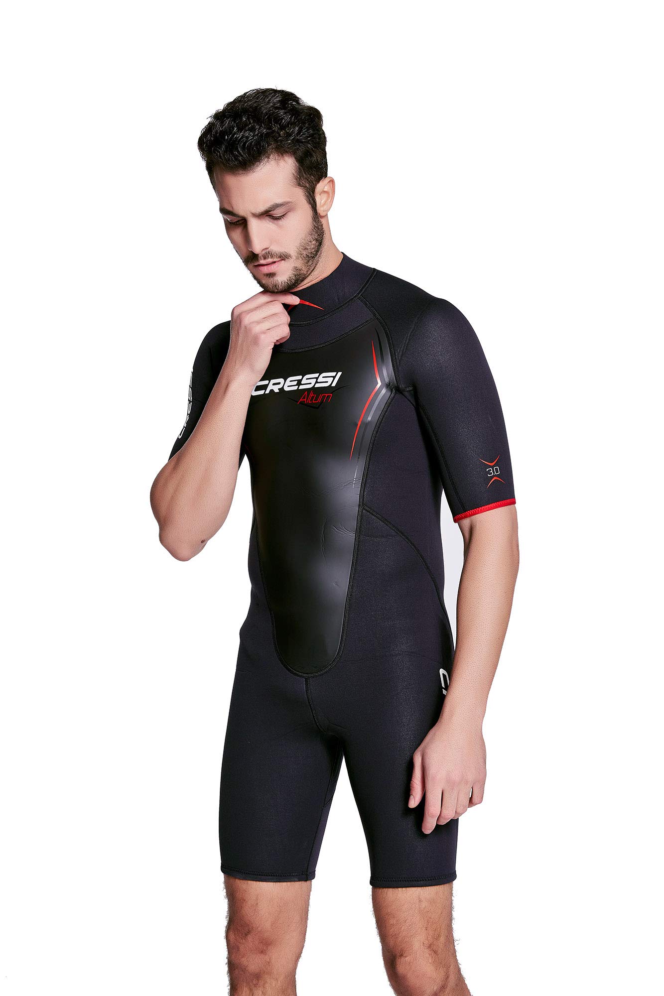 Cressi Altum 3mm Wetsuit - Muta Shorty Uomo in Neoprene 3mm per Immersioni e Snorkeling in Acque Temperate