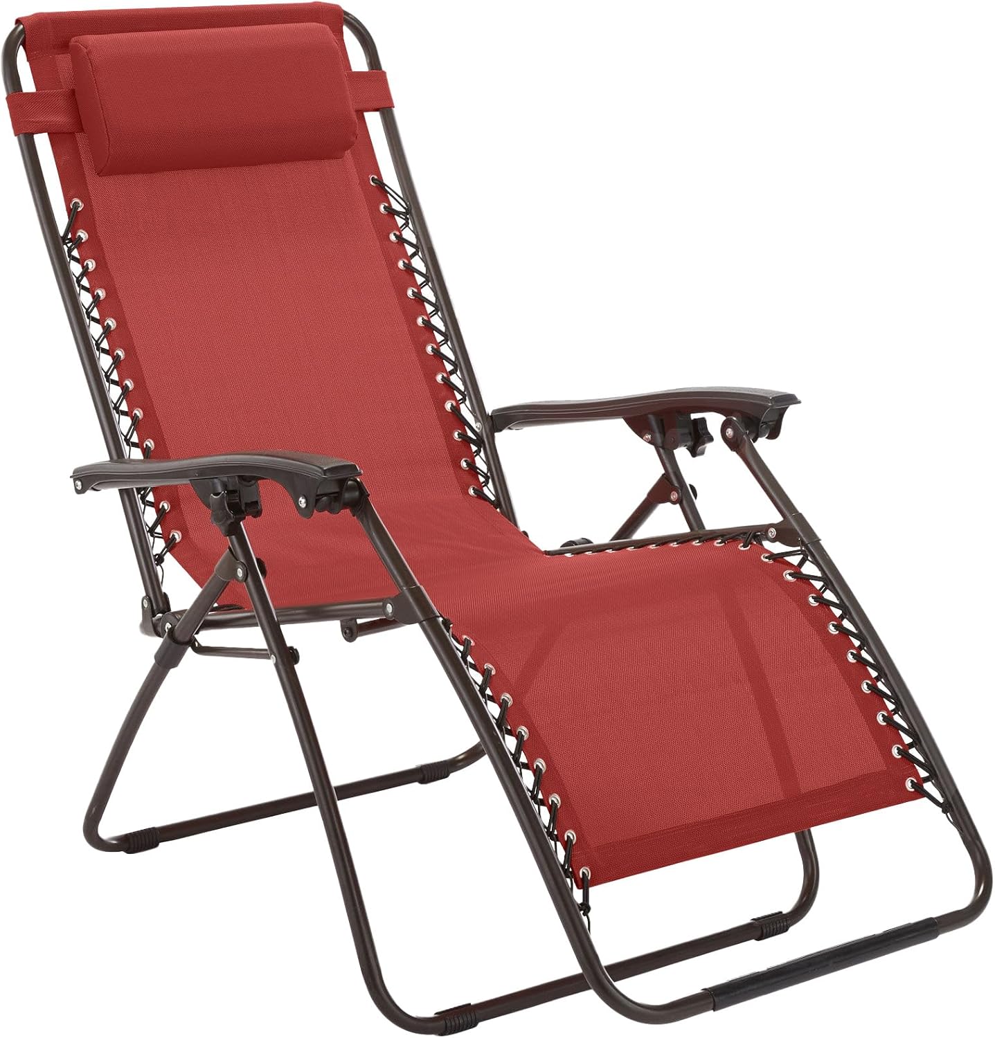 BrylaneHome Outdoor Zero Gravity Lawn Chair Foldable Patio