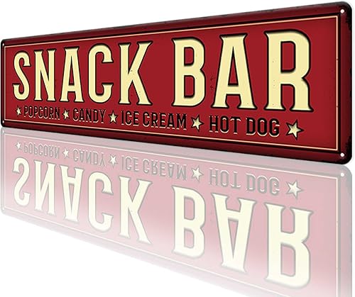 Miniatura 4 de Letrero de metal con diseño de palomitas de maíz, helado, perro caliente, letrero de metal vintage, póster de arte vintage, bar, pub, cafetería,