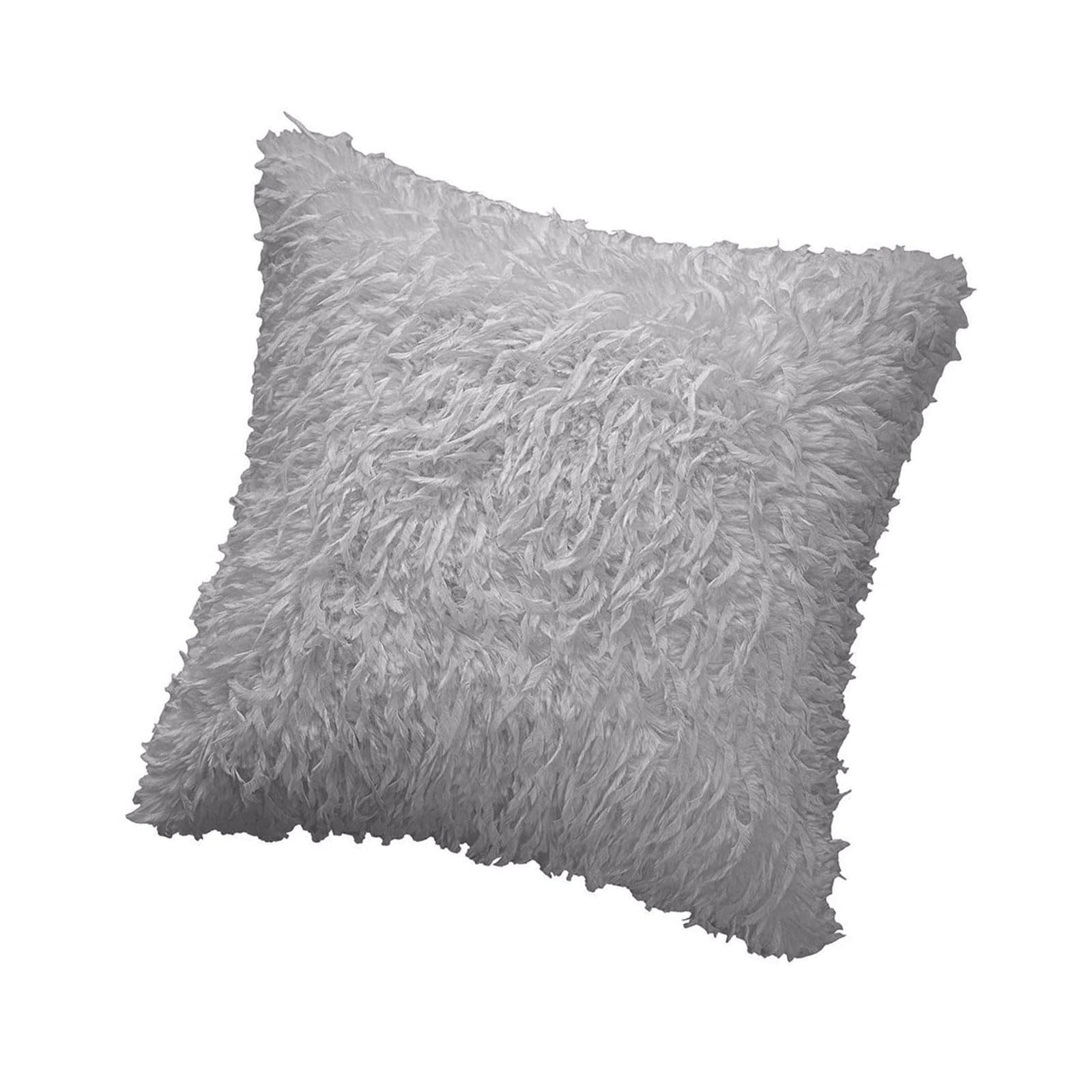 Xinsheinelry Plush Pillow Cover Machine Washable Soft Cushion Cover for Bedroom Sofa Decoration Decorative Pillow