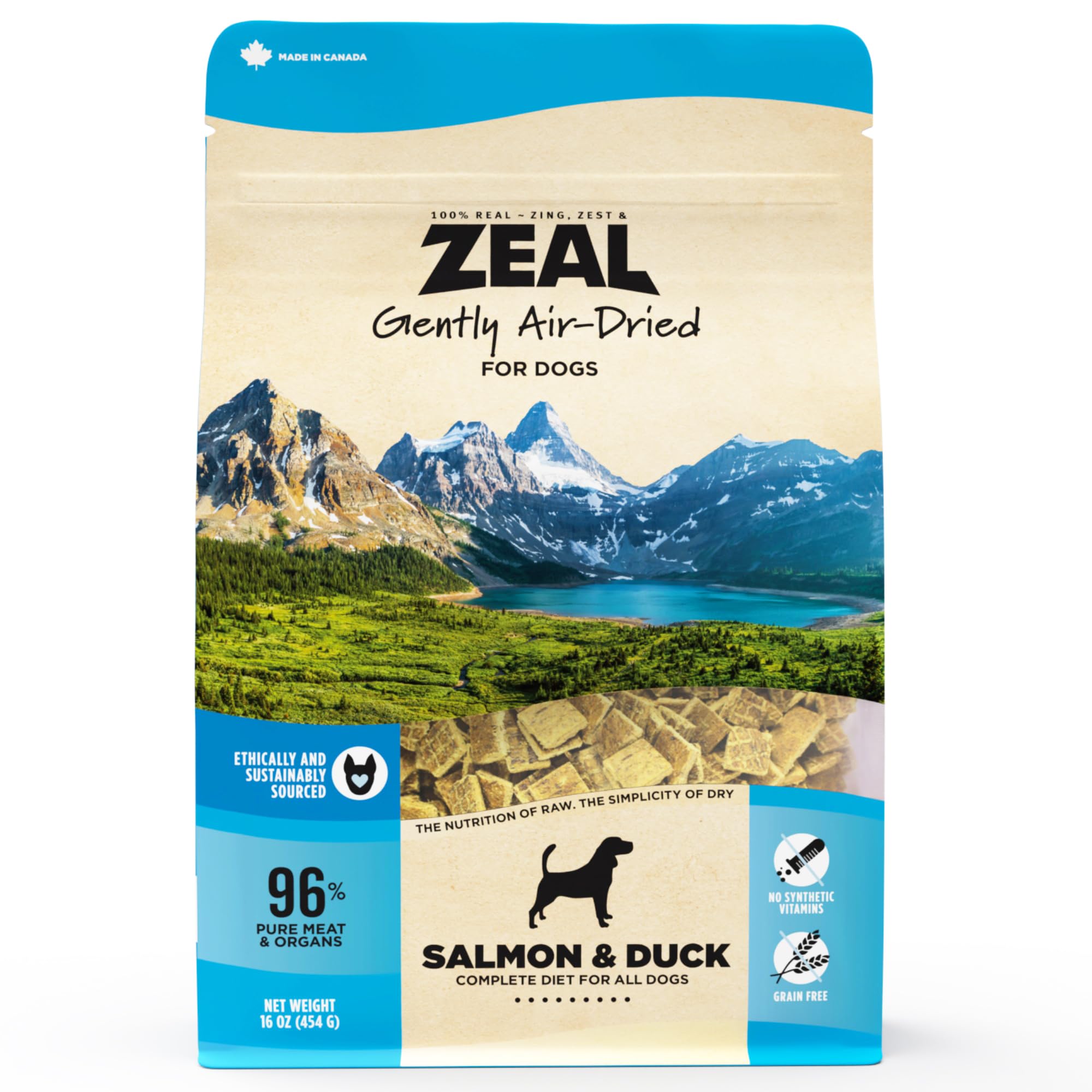 ZEAL Canada Air-Dried Salmon and Duck Dog Food