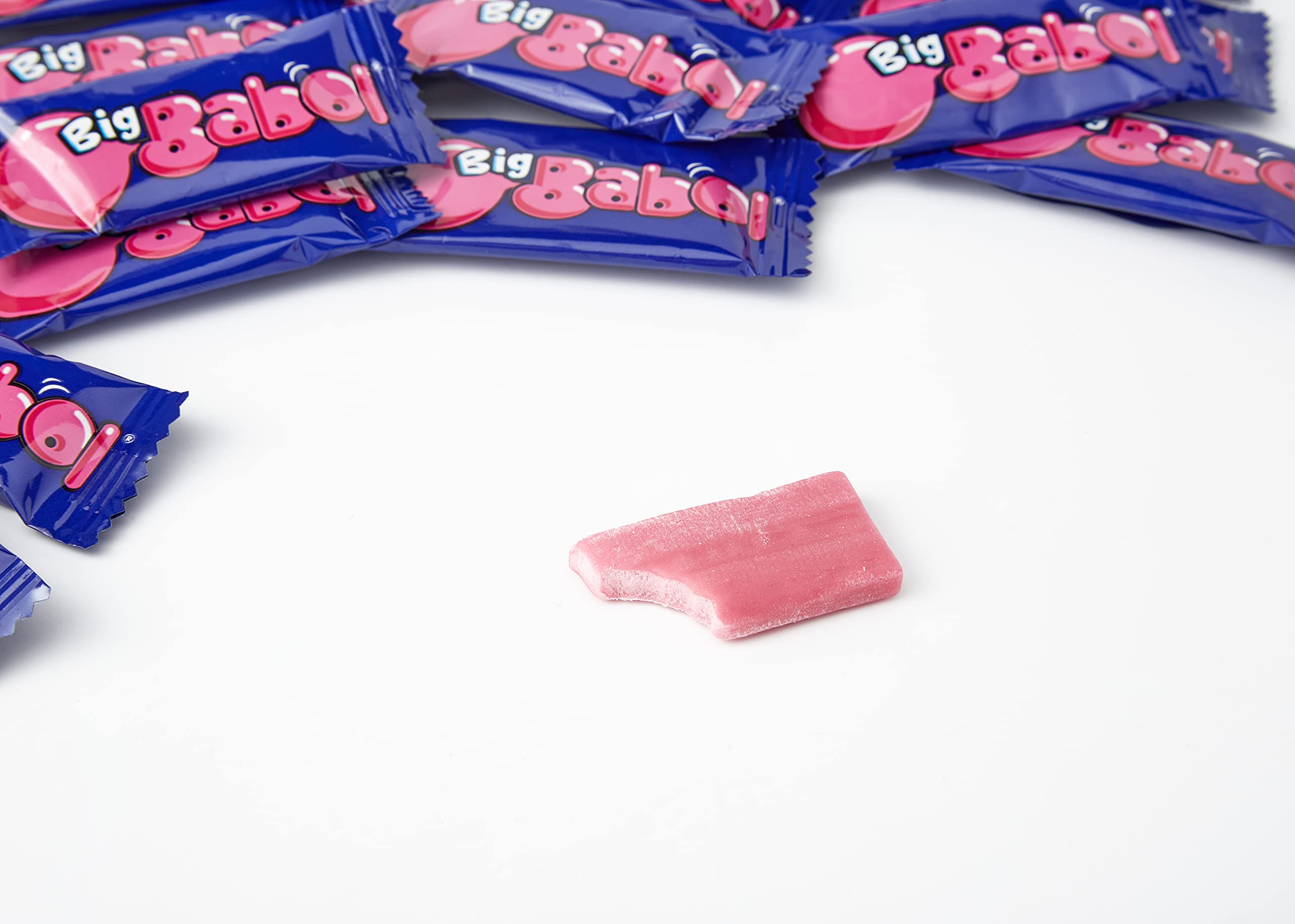 Big Babol Tutti Frutti Chewing Gum Morbido con Succo di Fragola, Senza Glutine, Gusto Tutti Frutti, Confezione da 200 Gomme da Masticare Incartate Singolarmente