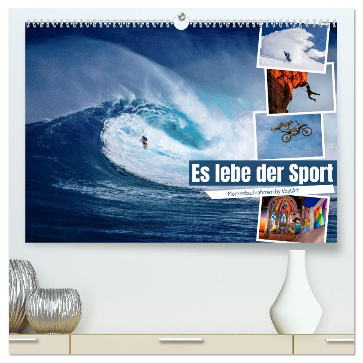Es lebe der Sport - Momentaufnahmen by VogtArt (hochwertiger Premium Wandkalender 2026 DIN A2 quer), Kunstdruck in Hochglanz: Sport und Spaß in spektakulären Fotos!