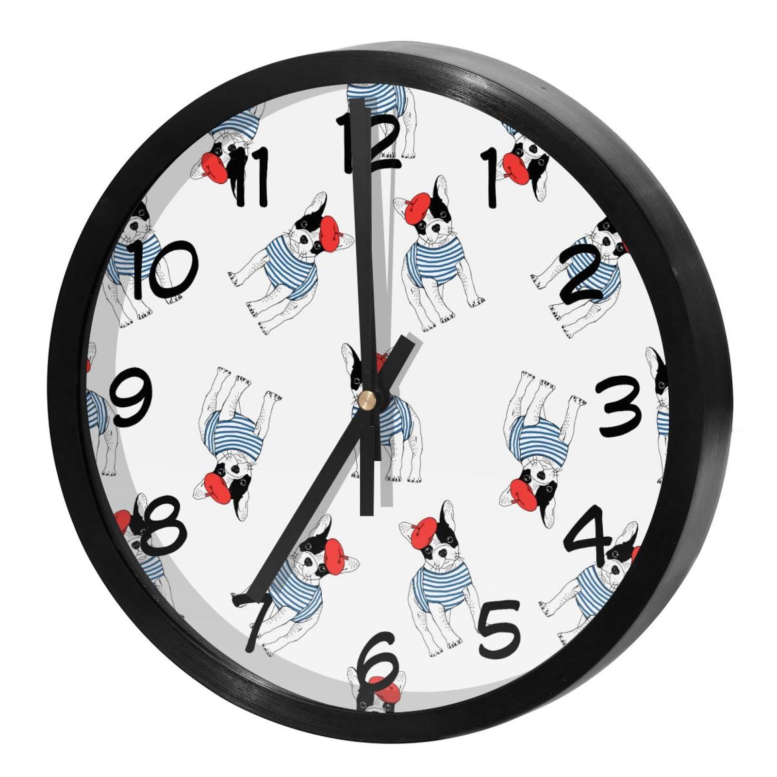 Horloge murale silencieuse bureau et école pour concentration maximale