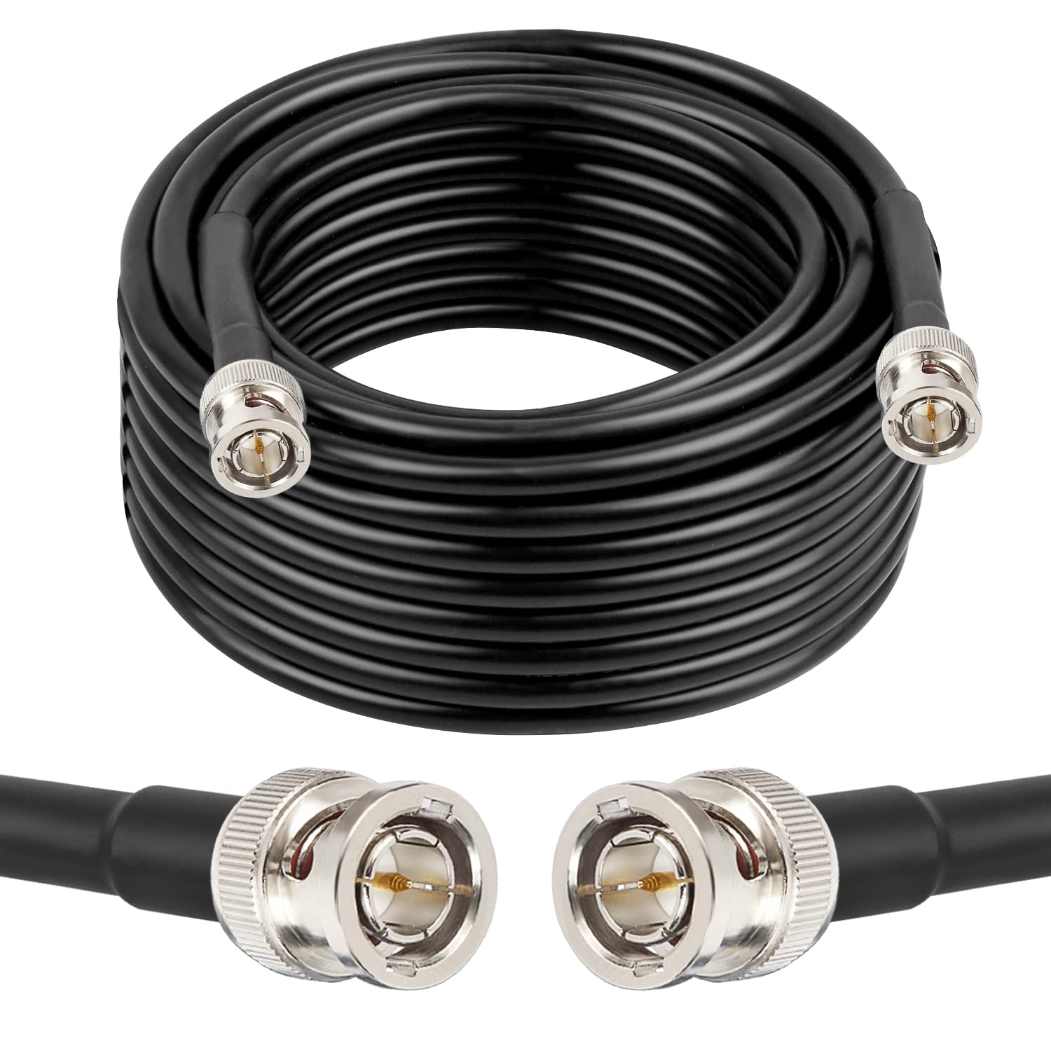XRDS -RF 40FT SDI Cable, BNC Male Digital Video Cable 75 Ohm RG59 BNC Cables Supports HD-SDI/3G/6G-SDI/4K/8K
