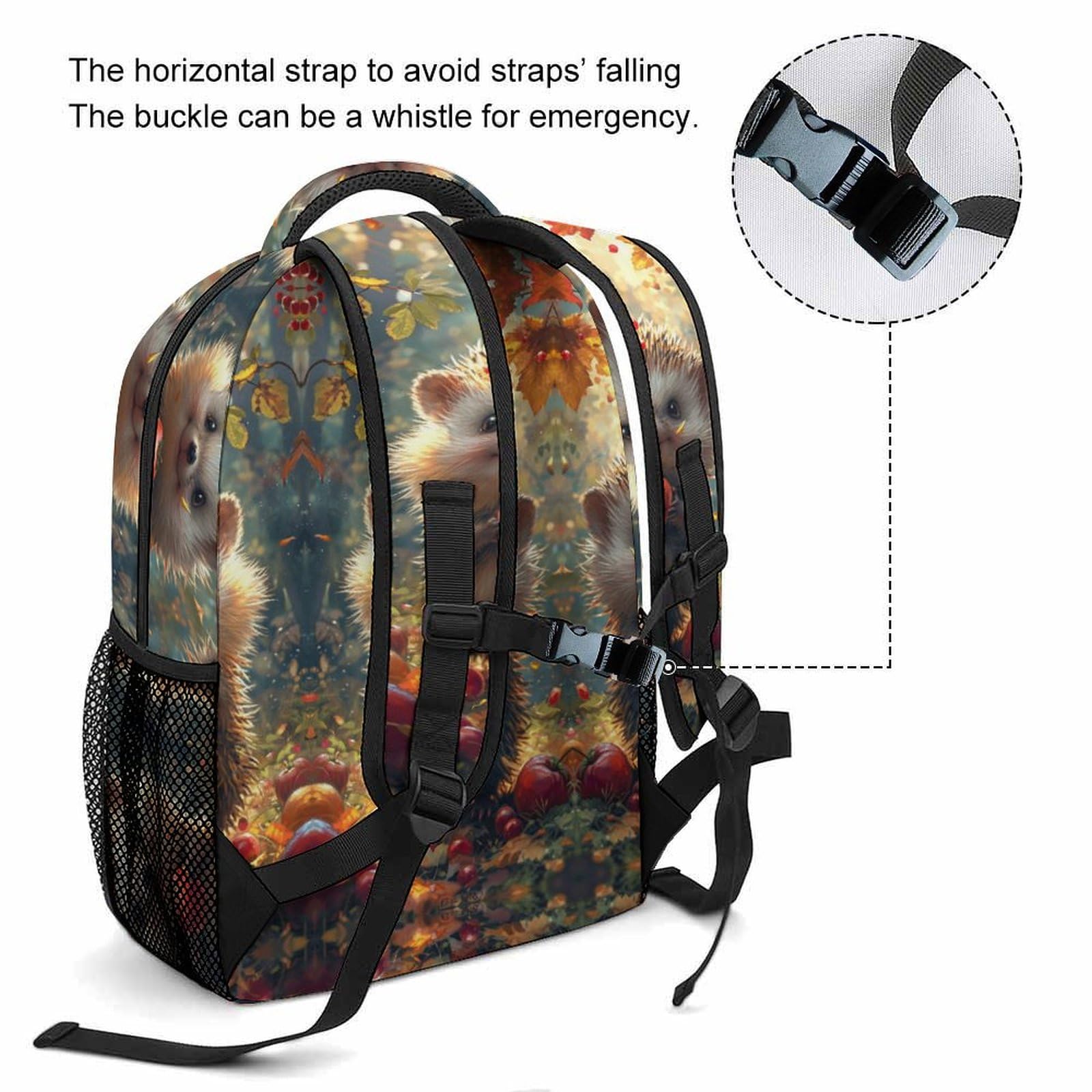 Materialstark Furchterregender Hai Rucksack Tiere - Reißfestes Polyester Mit Doppelnähten